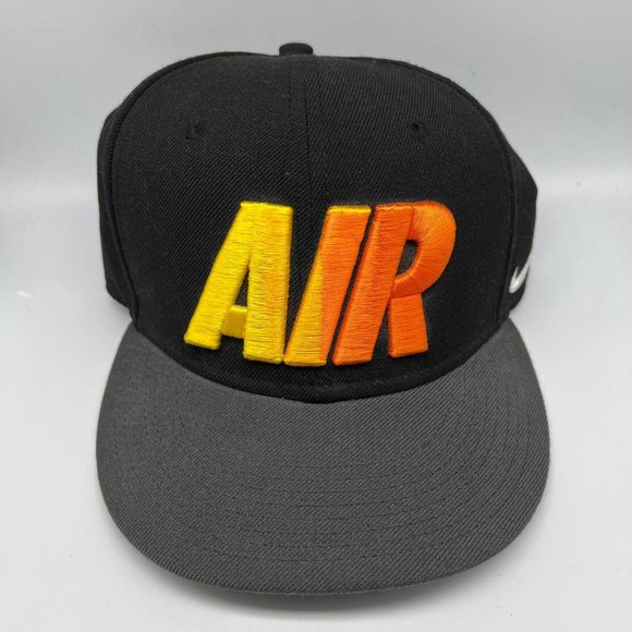 Nike Air Black‎ Jordan True Hat Snapback Cap Men Used - Picture 1 of 7